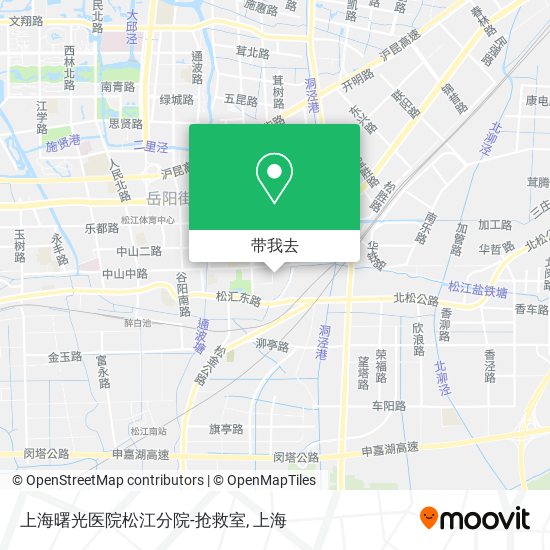 上海曙光医院松江分院-抢救室地图