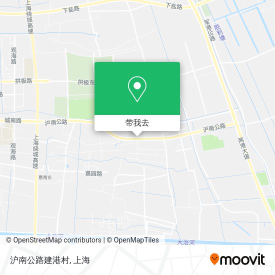 沪南公路建港村地图