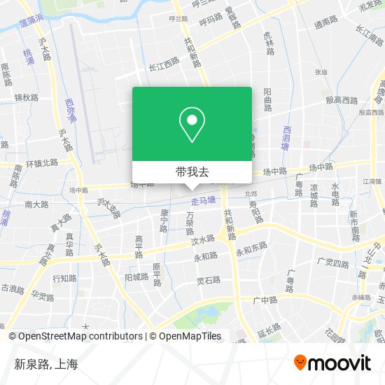 新泉路地图