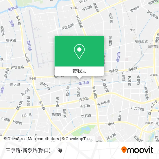 三泉路/新泉路(路口)地图