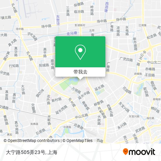 大宁路505弄23号地图