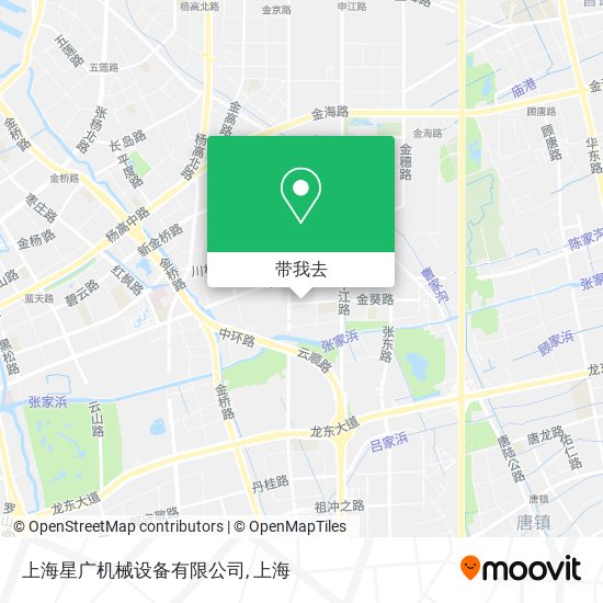 上海星广机械设备有限公司地图