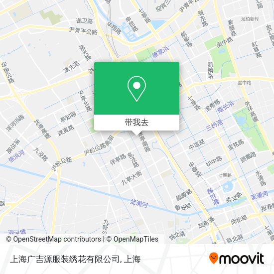 上海广吉源服装绣花有限公司地图
