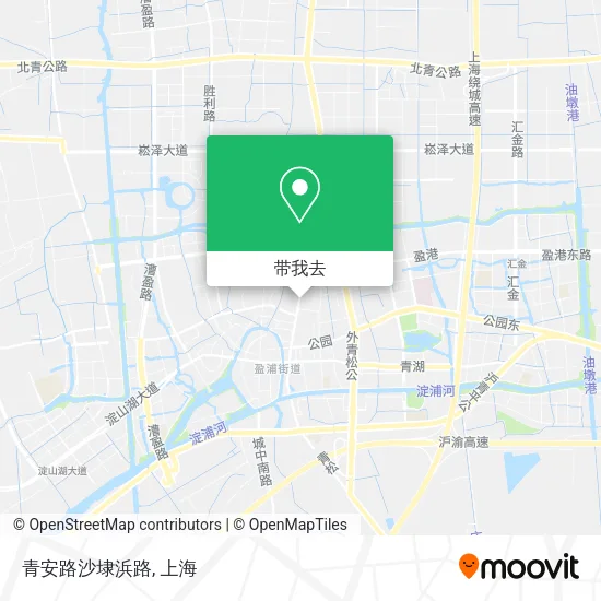 青安路沙埭浜路地图