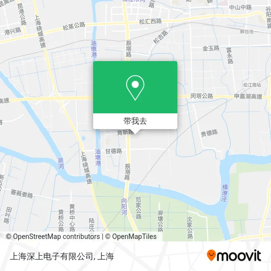 上海深上电子有限公司地图