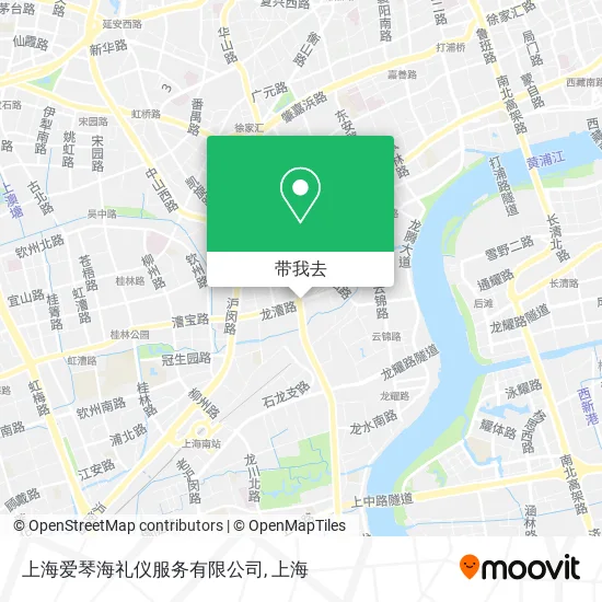 上海爱琴海礼仪服务有限公司地图