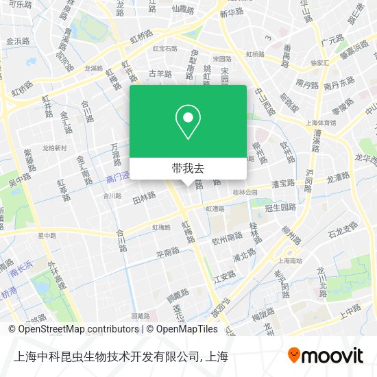 上海中科昆虫生物技术开发有限公司地图