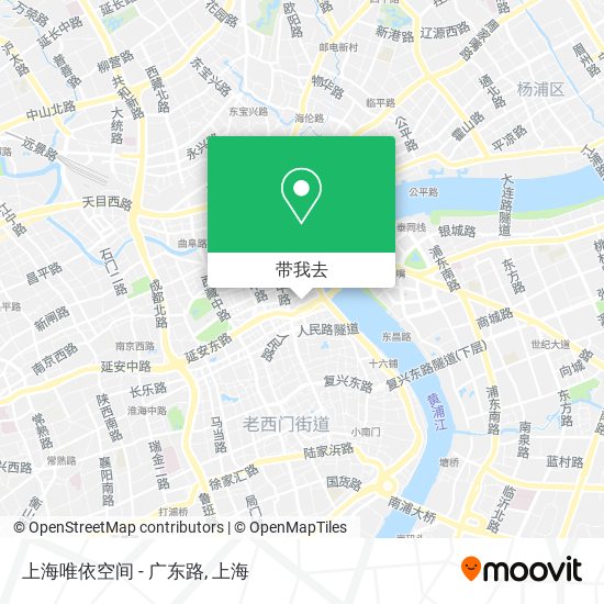 上海唯依空间 - 广东路地图