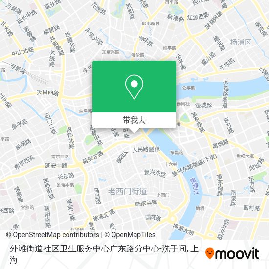 外滩街道社区卫生服务中心广东路分中心-洗手间地图