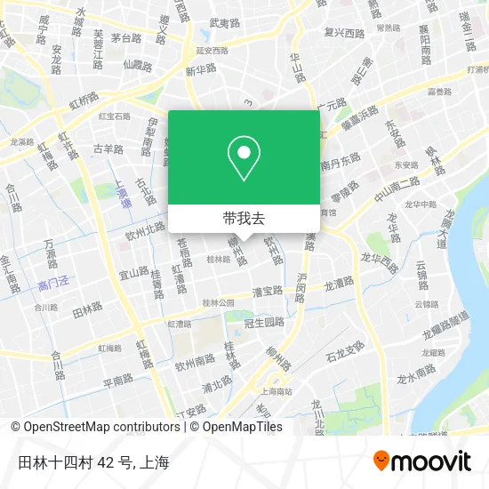 田林十四村 42 号地图