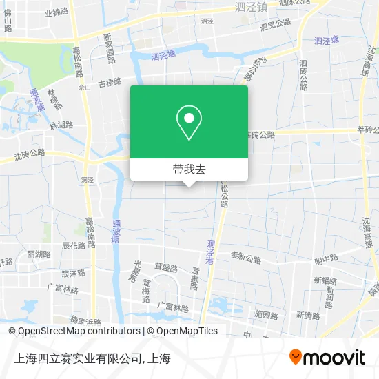 上海四立赛实业有限公司地图