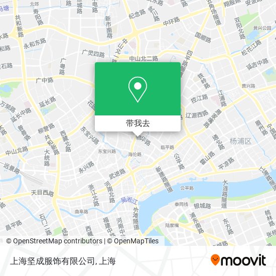 上海坚成服饰有限公司地图