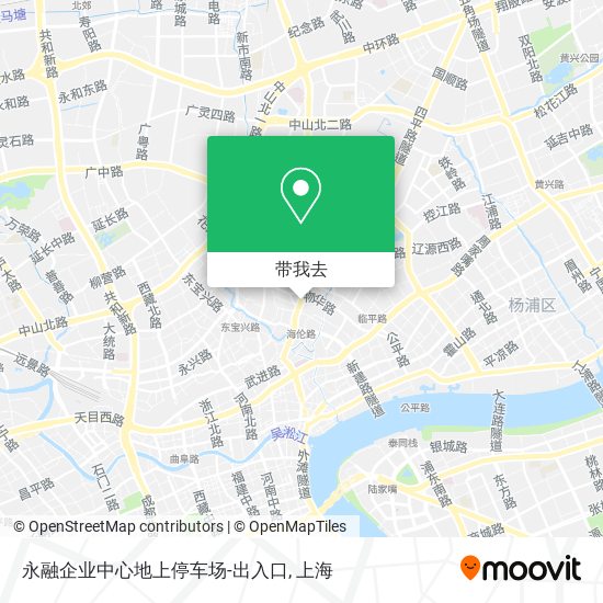 永融企业中心地上停车场-出入口地图