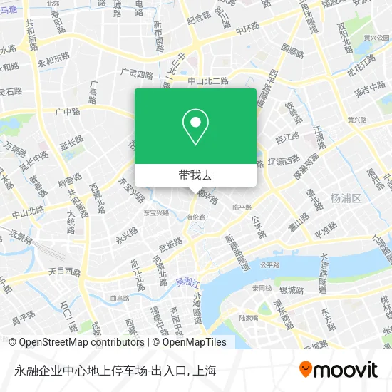 永融企业中心地上停车场-出入口地图