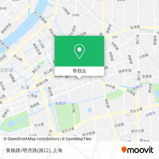 黄杨路/明月路(路口)地图
