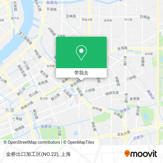 金桥出口加工区(NO.22)地图