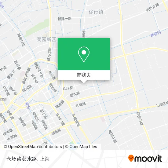 仓场路茹水路地图