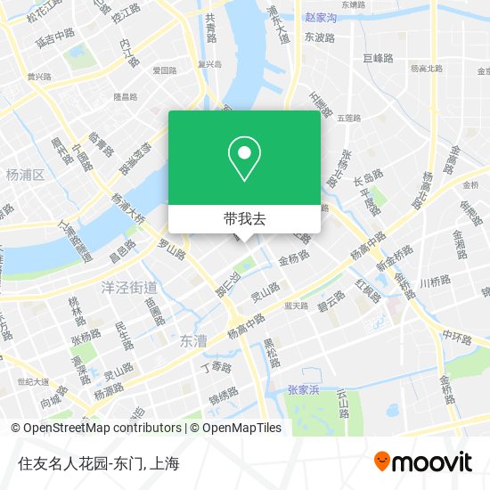 住友名人花园-东门地图