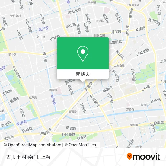 古美七村-南门地图