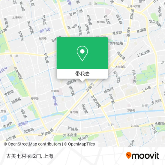 古美七村-西2门地图