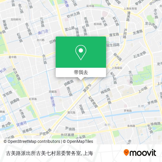 古美路派出所古美七村居委警务室地图