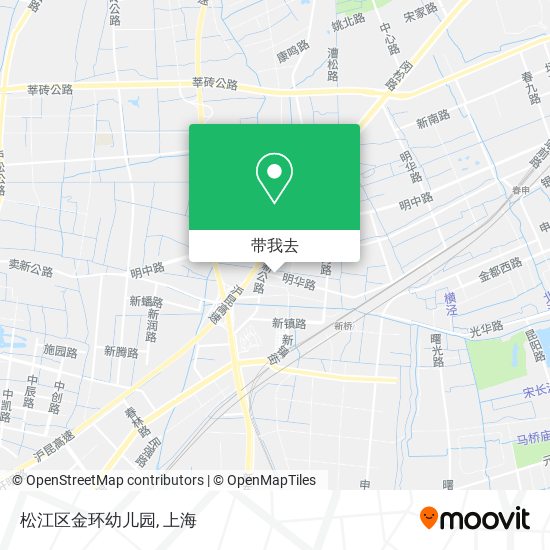 松江区金环幼儿园地图