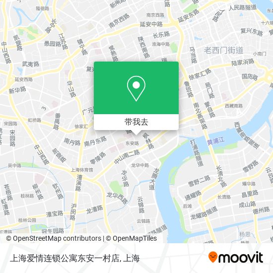 上海爱情连锁公寓东安一村店地图