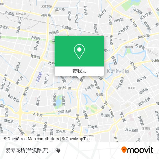 爱琴花坊(兰溪路店)地图