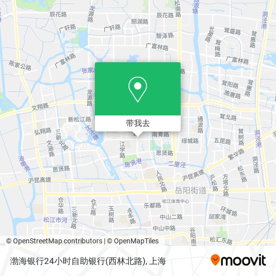 渤海银行24小时自助银行(西林北路)地图