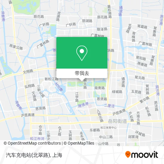 汽车充电站(北翠路)地图