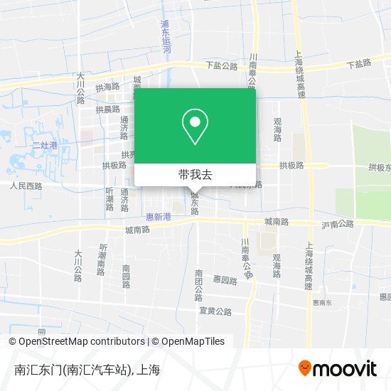 南汇东门(南汇汽车站)地图