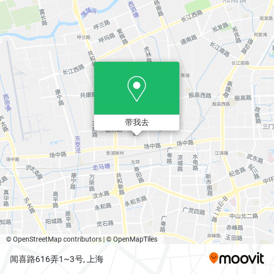 闻喜路616弄1~3号地图