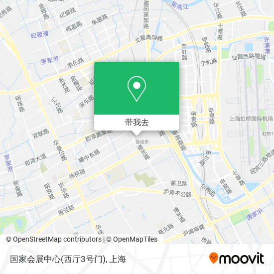 国家会展中心(西厅3号门)地图