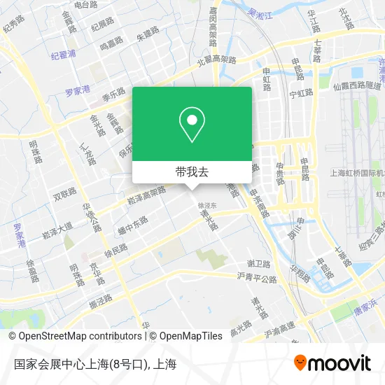 国家会展中心上海(8号口)地图