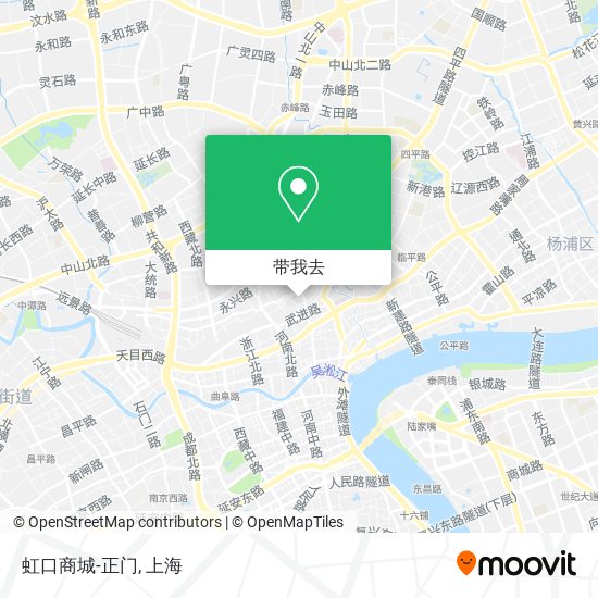 虹口商城-正门地图