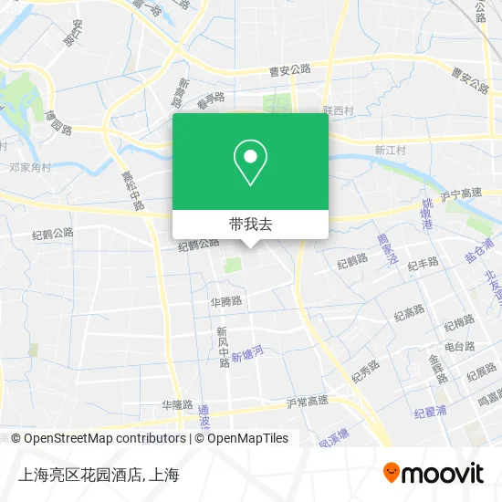 上海亮区花园酒店地图
