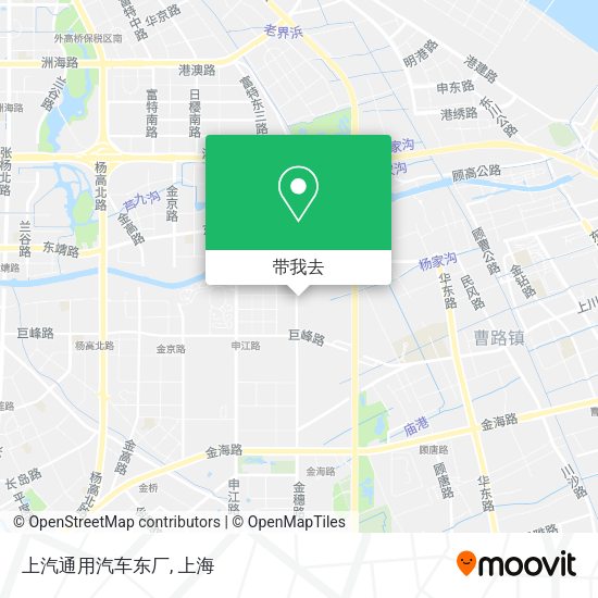 上汽通用汽车东厂地图
