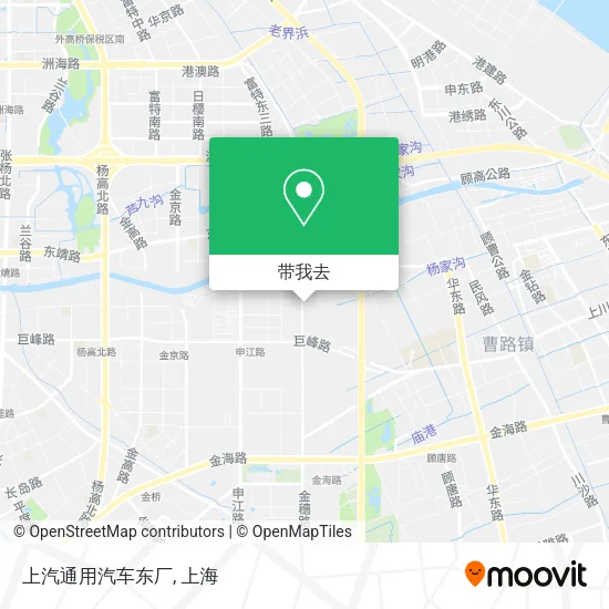 上汽通用汽车东厂地图
