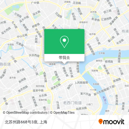 北苏州路668号3座地图