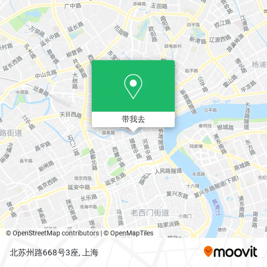 北苏州路668号3座地图