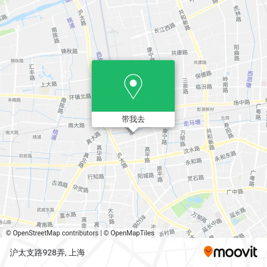 沪太支路928弄地图