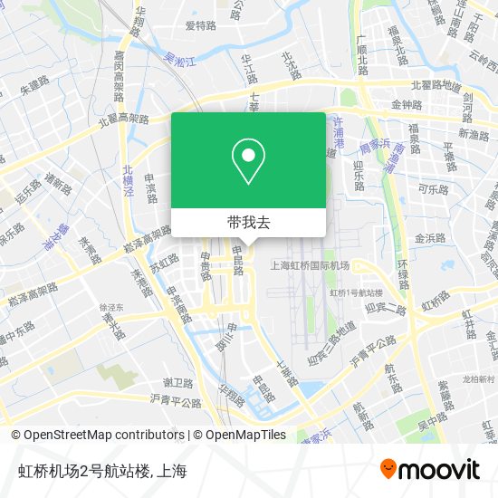 虹桥机场2号航站楼地图
