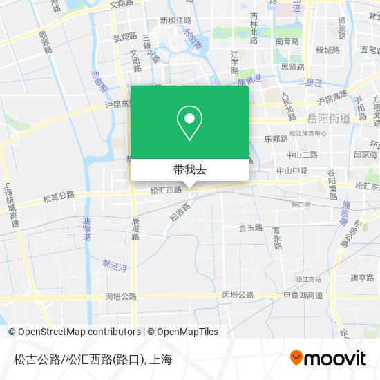 松吉公路/松汇西路(路口)地图