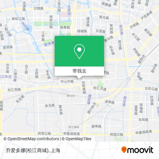 乔爱多娜(松江商城)地图