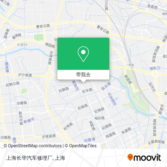 上海长华汽车修理厂地图