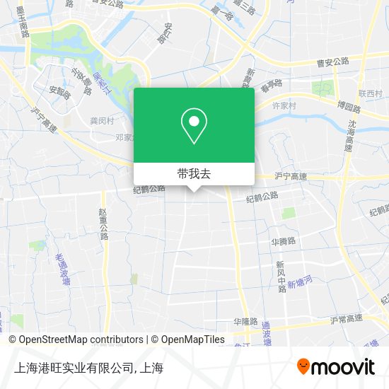 上海港旺实业有限公司地图