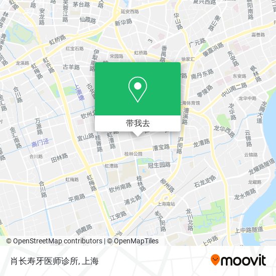 肖长寿牙医师诊所地图