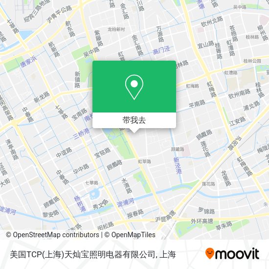 美国TCP(上海)天灿宝照明电器有限公司地图