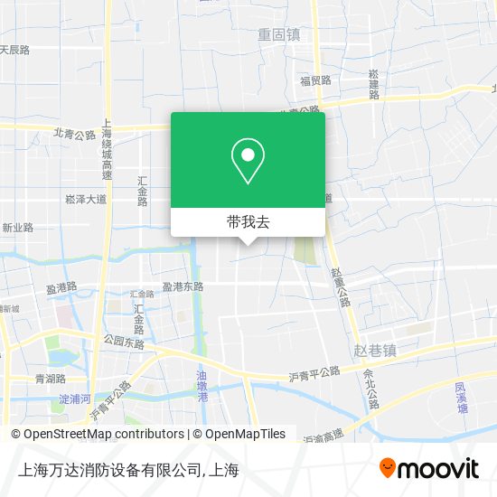 上海万达消防设备有限公司地图