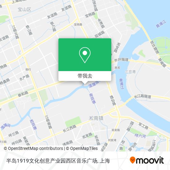 半岛1919文化创意产业园西区音乐广场地图